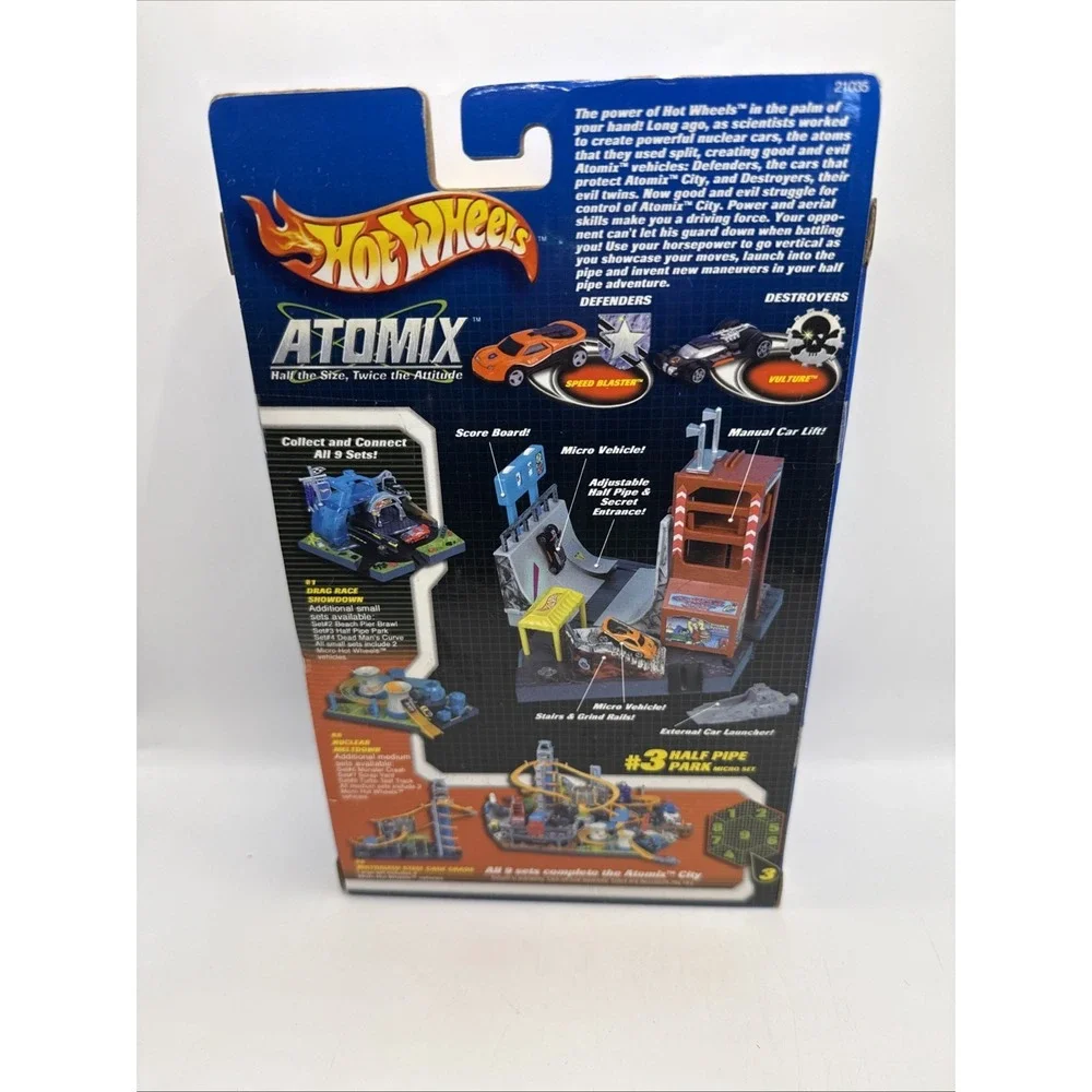 Hot Wheels Atomix 3 Half Pipe Park – Micro‎ Hot Wheels Speed Blaster Vulture NIB